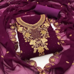 georgette-embroidery-four-piece